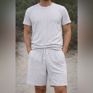 Primark Men’s Striped Lounge Pajama Set